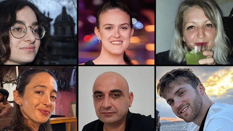 ענבר שגב ויגדר ז"ל, איליה נוזאדזה ז"ל, נדיה סוקולונקו ז"ל, שחר גולדמן ז"ל, יואנס קרוסיס ז"ל,  רויטל ברונשטיין ז"ל
