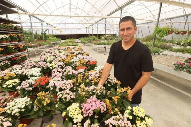 משתלת בן-בן של דדי פולד במושב נתיב העשרה (צילום: גדי קבלו) משתלת בן-בן של דדי פולד במושב נתיב העשרה