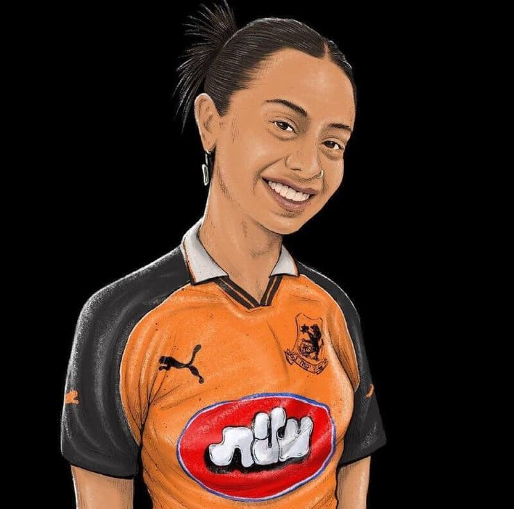  ציור של עדן ירושלמי ז"ל במדי בני יהודה