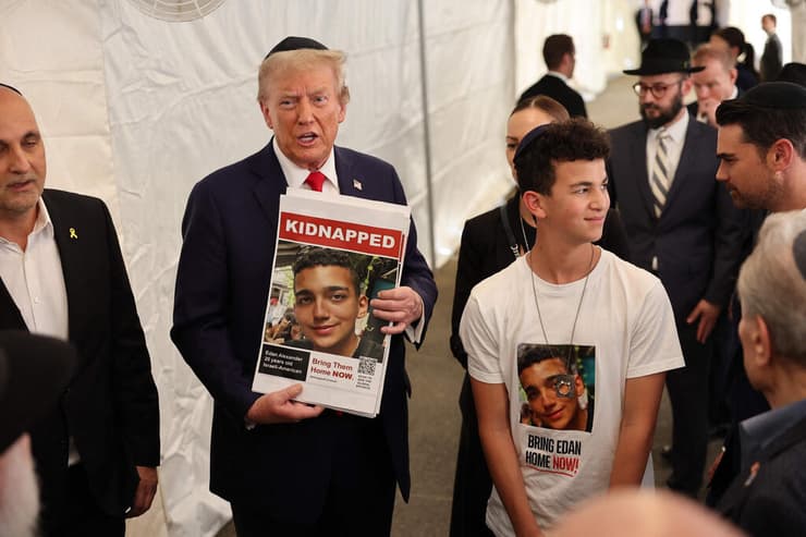 דונלד טראמפ ביקור באוהל אדמו"רי חב"ד בניו יורק