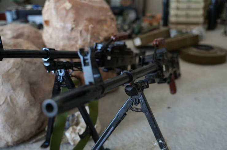 צילום: תומר שונם הלוי צה"ל מציג לתקשורת אמצעי לחימה שנתפסו