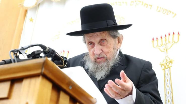 הרב דוב לנדו מכינוס שערך אמש ובו אמר את דבריו כנגד חוק הגיוס