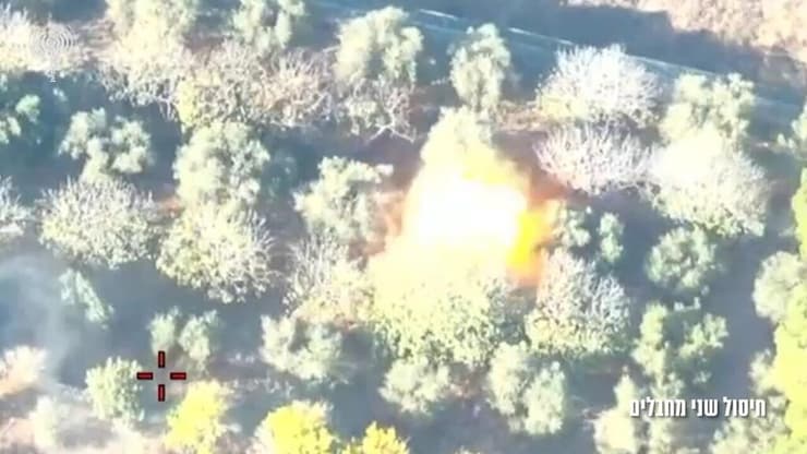 תיעוד מרחפן: חיסול מפקד פלוגה וחוליות מחבלים של ארגון הטרור חיזבאללה - לוחמי יחידה 636 ומכלולי האש של אוגדה 36 בפעילות לחיסול מחבלים בדרום לבנון