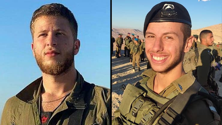 סגן אריאל רייך ז"ל וסמל אסיף לוגר ז"ל. המחבל חוסל