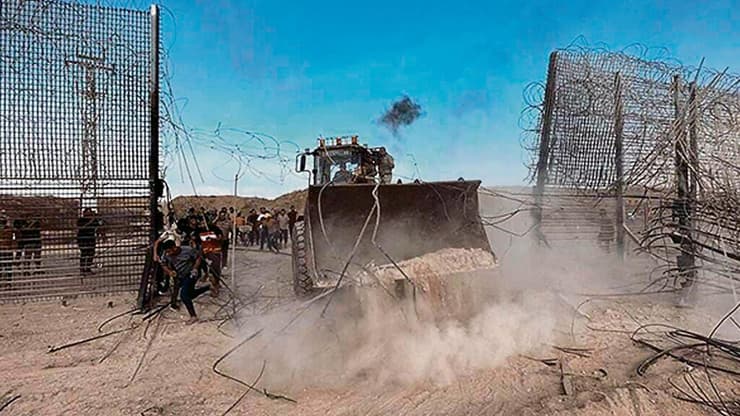 פלישת חמאס ב-7 באוקטובר. חודשים לפני המתקפה, במודיעין אוגדת עזה בדקו האם אימוני הנוחב'ה מעידים על תוכנית פלישה (צילום: צילום מסך) פלישת חמאס ב־7 באוקטובר