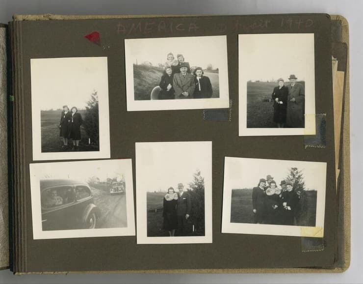 תמונות של משפחת לאנג (צילום: באדיבות יד ושם) תמונות של משפחת לאנג