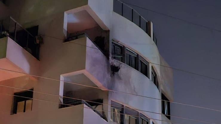 פגיעה במבנה דיור מוגן בהרצליה בערב יום הכיפורים