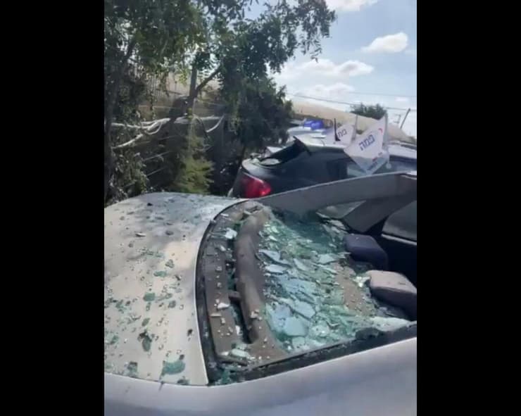 הנזק באזור צומת מכר בעקבות המטח לאזור עכו והקריות