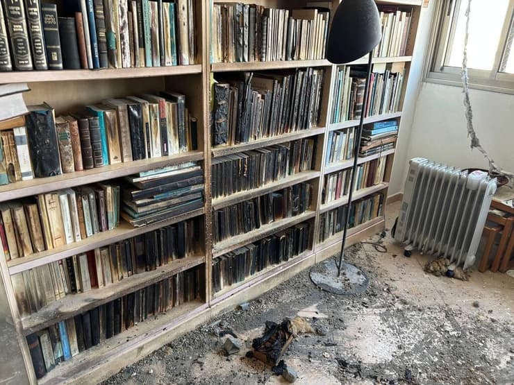 בית יוליאנה שנפגע מכטב"ם בהרצליה