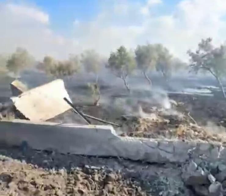 הנזק באזור צומת מכר בעקבות המטח לאזור עכו והקריות