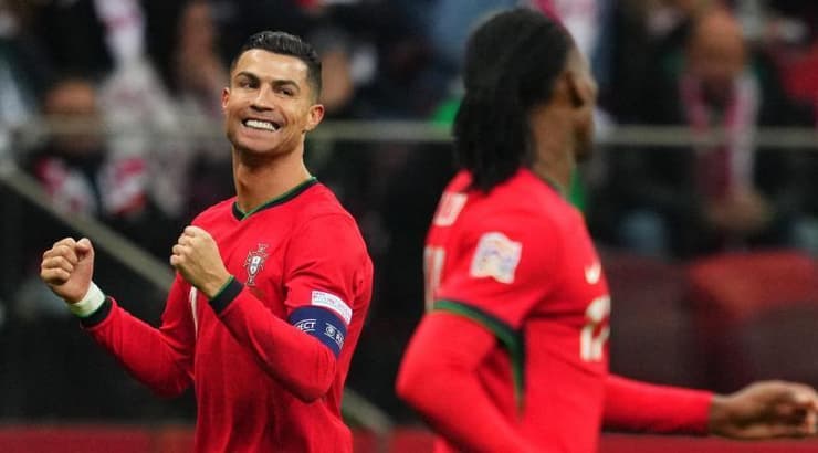 כריסטיאנו רונאלדו ורפאל ליאאו מרוצים