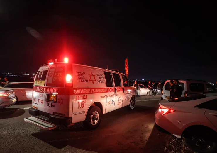 זירת אירוע נפילת הכטב"ם סמוך למועצה אזורית מנשה