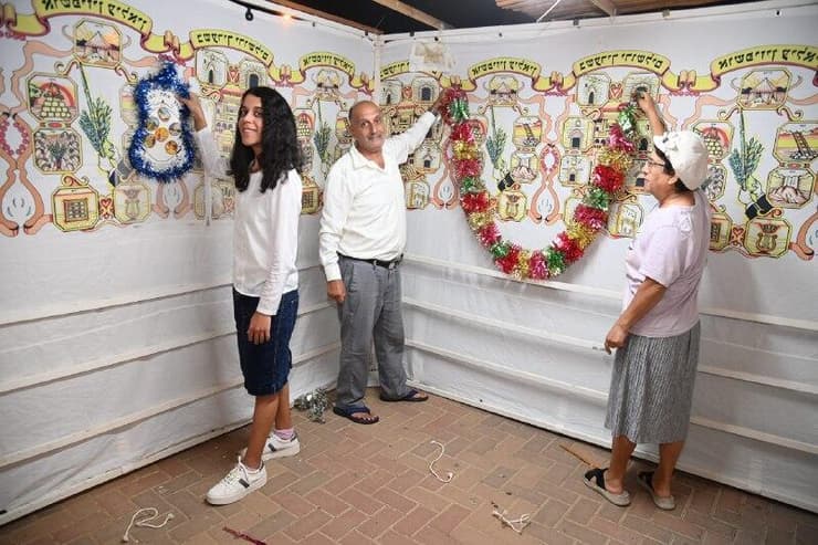 הסוכה של משפחת ברוך בבאר שבע