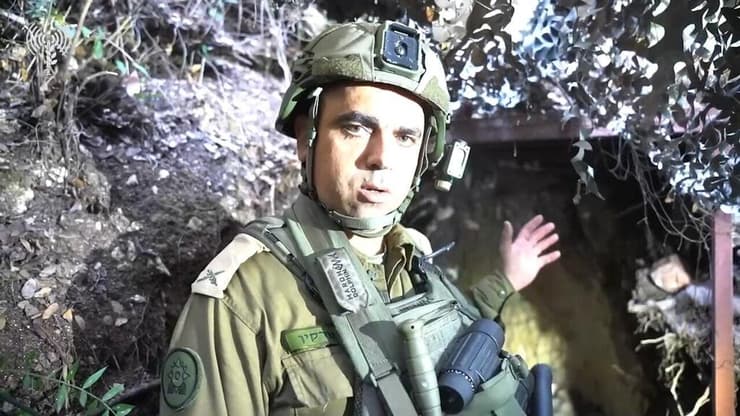 "מצאנו מחילות ותעלות בין השיחים שמזכירות את וייטנאם". מפקד אוגדה 146 (צילום: דובר צה"ל) יותר מ-100 מחבלים חוסלו והושמדה תשתית תת-קרקעית: כוחות אוגדה 146 נלחמים בדרום לבנון