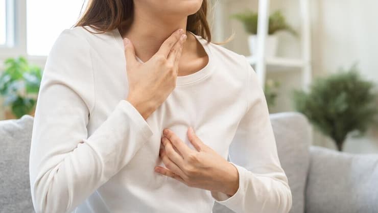 אנגיואדמה עלולה לעורר קושי בנשימה
(צילום: Shutterstock) נשימה, קושי לנשום אוויר