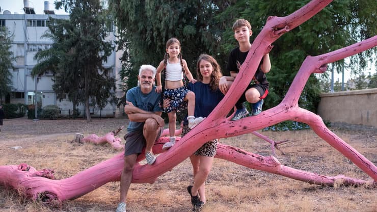 משפחת אברהם, יפו (צילום: אסי חיים) משפחת אברהם, יפו