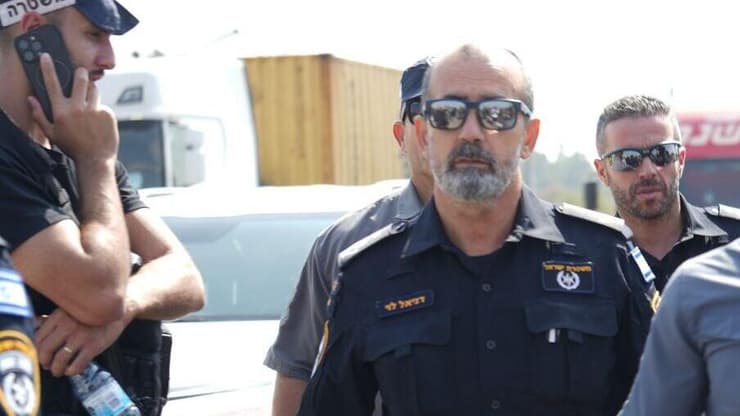 זירת הפיגוע בכביש 4 בין מחלף יבנה לאשדוד