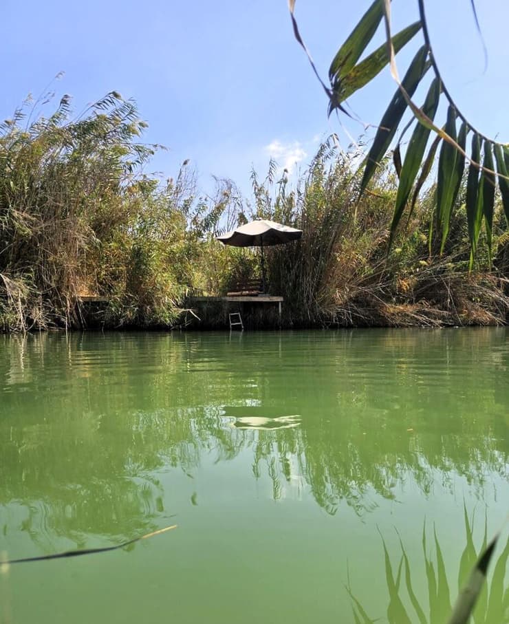 היעד הנכסף (צילום: אסף קמר) הבריכה הסודית בעוטף עזה