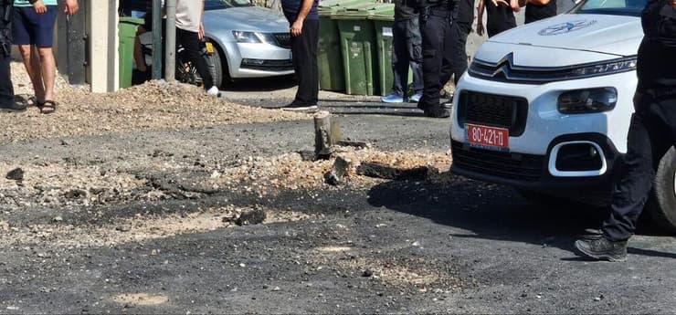 נזקי הנפילה במג'ד אל כרום