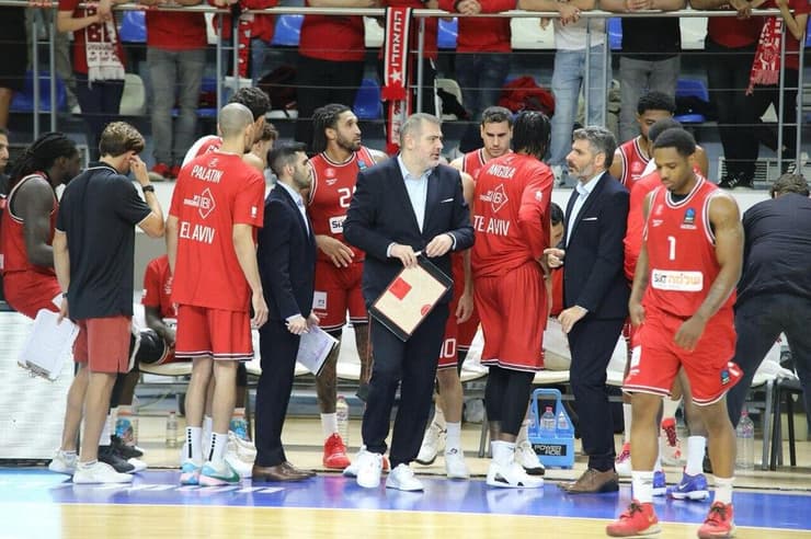 הפועל ת"א אמש, נגד גראן קנריה (צילום: הפועל "שלמה" ת"א) הפועל ת"א גראן קנריה