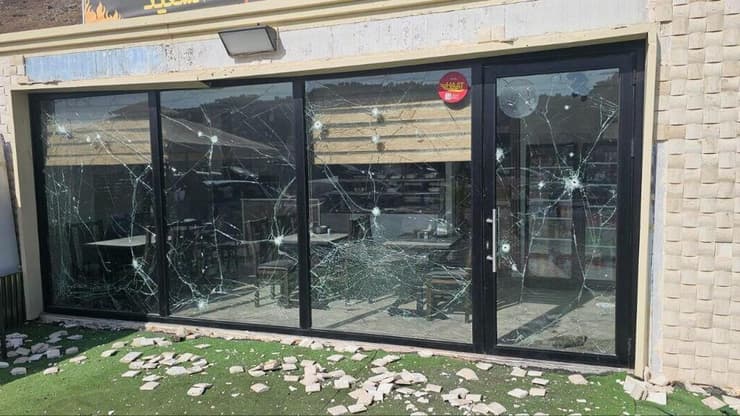 נזקי הנפילה במג'ד אל כרום