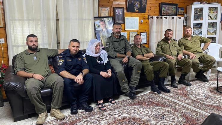 בשבעה של רס"ן ג'לאא אברהים ז"ל
