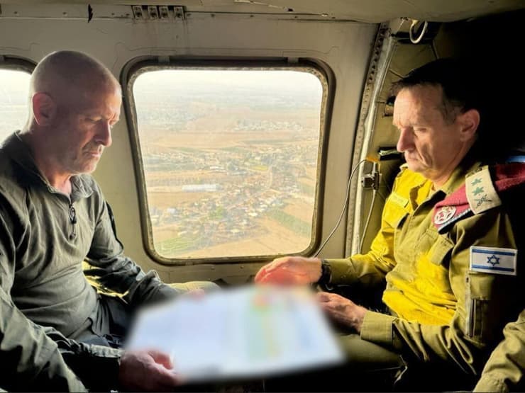 הרמטכ"ל הרצי הלוי וראש השב"כ רונן בר בהערכת מצב