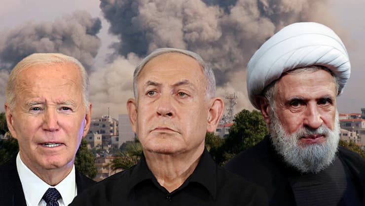 נעים קאסם, בנימין נתניהו, ג'ו בדיין