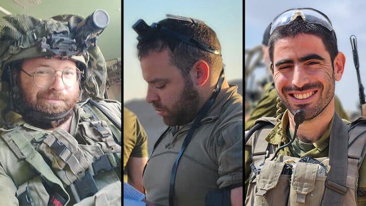 רס"ן (במיל') נתנאל הרשקוביץ ז"ל, רס"ר (במיל')  אורי בורנשטיין ז"ל, רס"ר (במיל') צבי מתתיהו מרנץ ז"ל