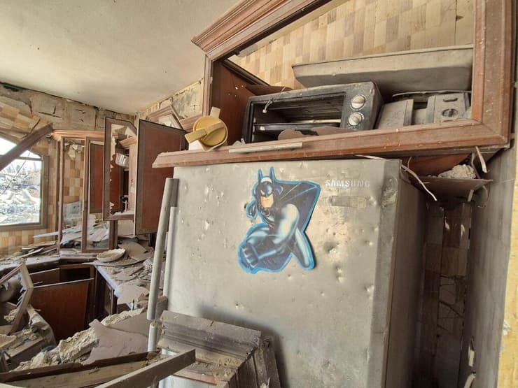 יואב קרן בבית בו חוסל יחיא סינוואר ברצועת עזה