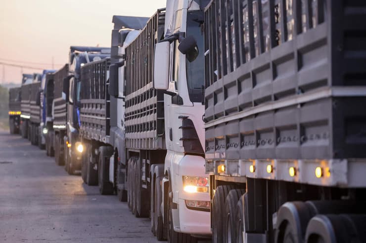 העברת סיוע הומניטרי לצפון הרצועה מטעם ירדן דרך מעבר 'ארז מערב'