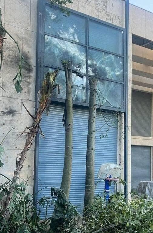 פגיעת הכטב"מ בבית נתניהו בקיסריה