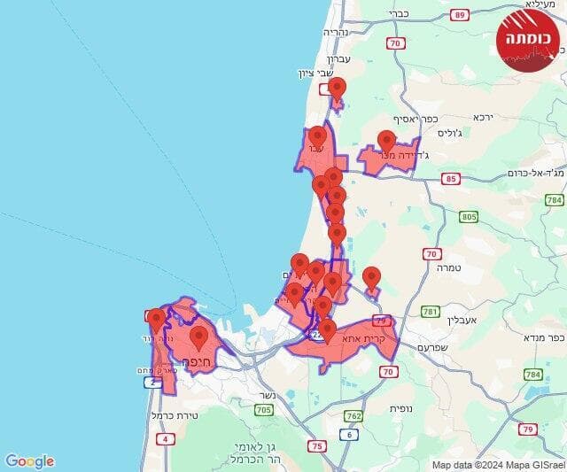 אזעקות בצפון הארץ