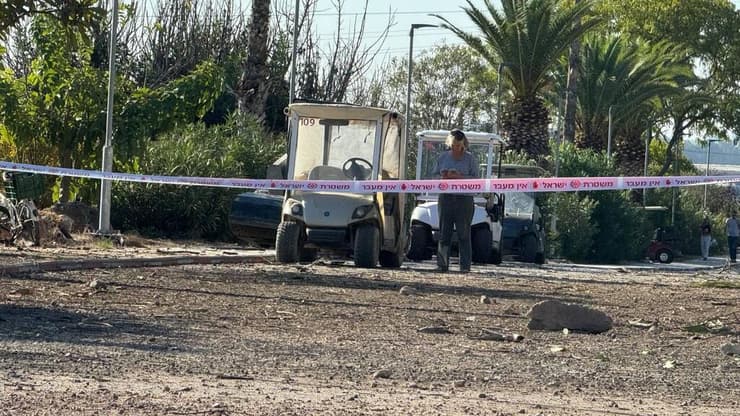 תיעוד מנפילת שברי היירוט מול זיכרון יעקב ומעגן מיכאל
