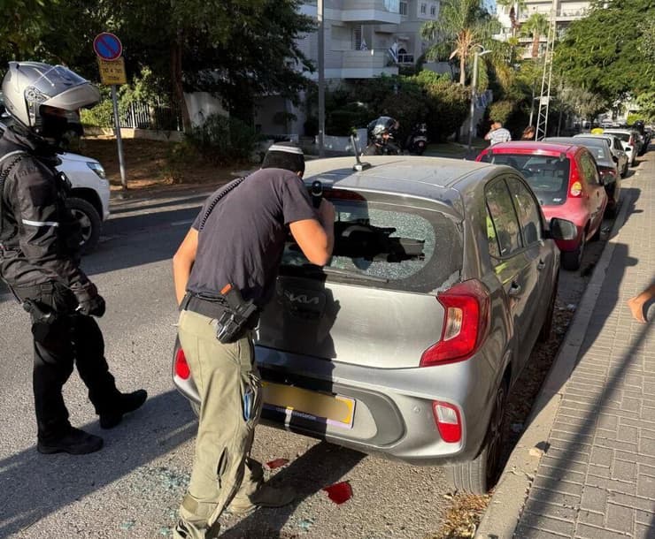 נזק מיירוט בהרצליה