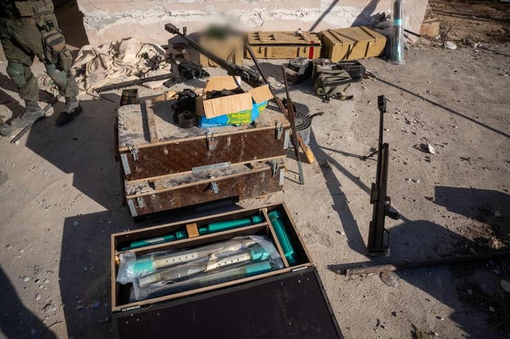 אמצעי לחימה שאיתרו הכוחות בדרום לבנון