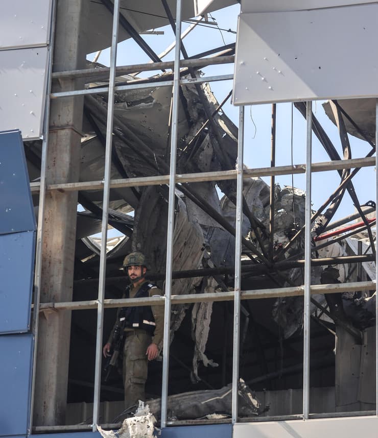 זירת הנפילה בקריית ביאליק