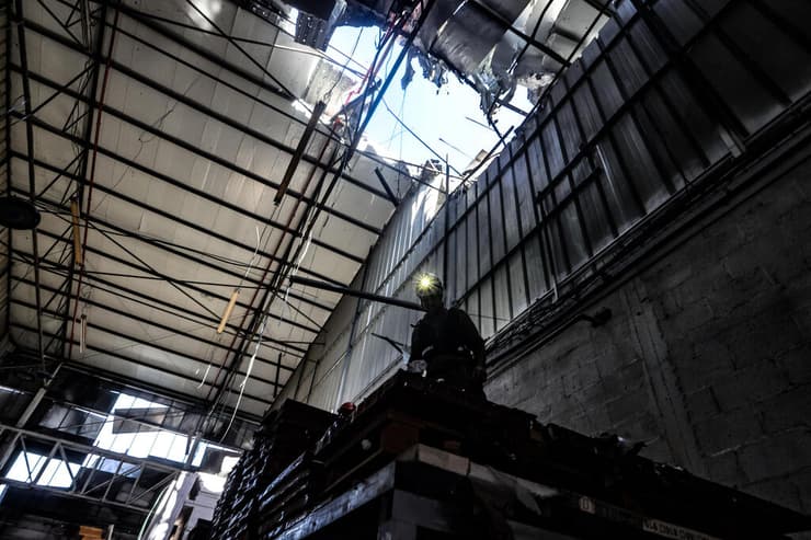 זירת הנפילה בקריית ביאליק