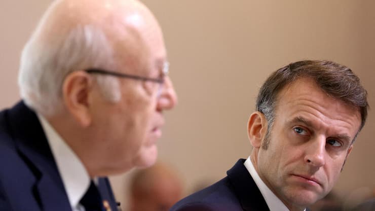 צילום: ALAIN JOCARD/Pool via REUTERS נשיא צרפת עמנואל מקרון