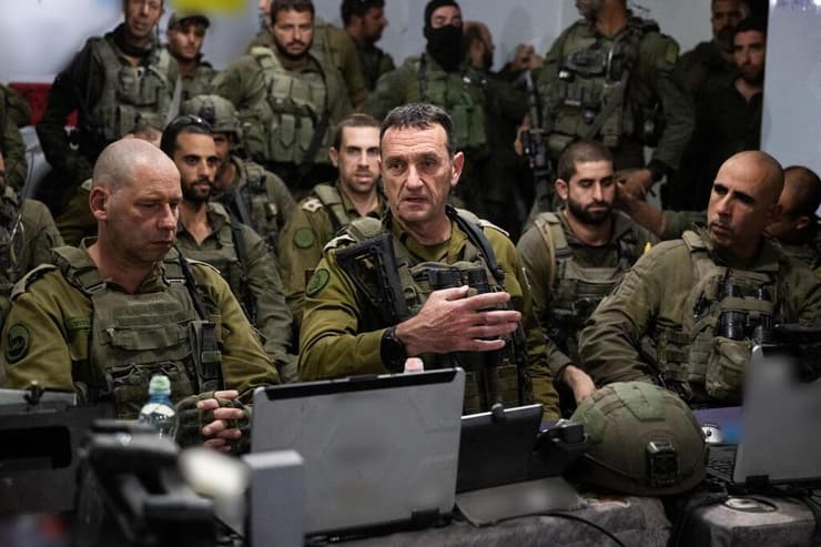 הרמטכ״ל, רב-אלוף הרצי הלוי ערך סיור במרחב ג׳באלייה ברצועת עזה וקיים הערכת מצב עם מפקד פיקוד הדרום אלוף ירון פינקלמן