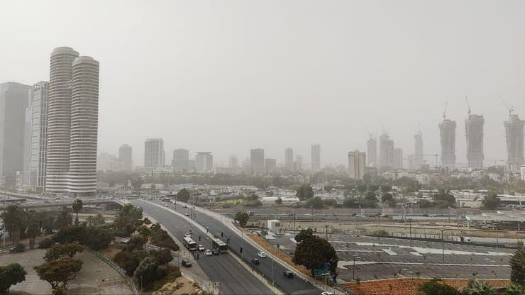 אובך כבד בגוש דן