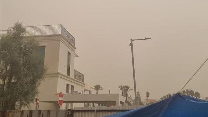 אובך כבד בהרצליה