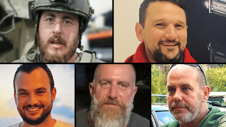 למעלה מימין: דן מאורי, תום סגל. למטה מימין: עמרי לוטן, גיא עידן, אלון ספראי