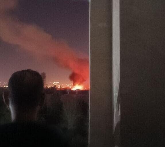 תיעוד ערבי מהתקיפה באיראן