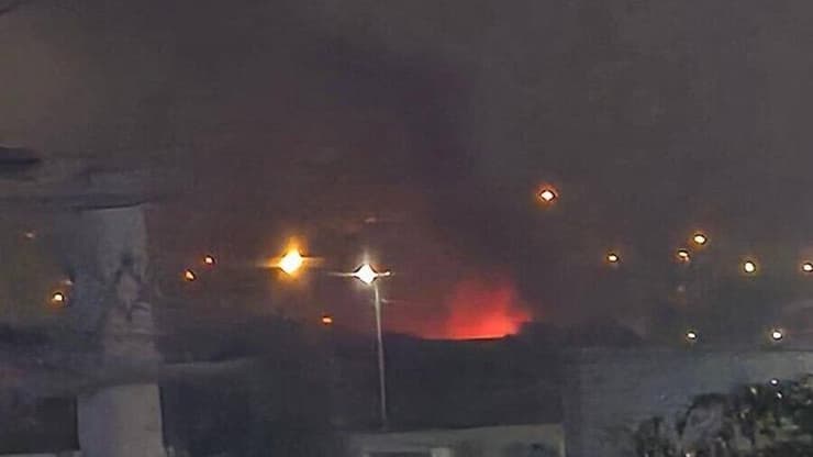 תיעוד ערבי מהתקיפה באיראן