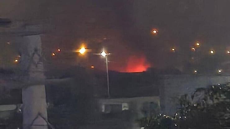 תיעוד ערבי מהתקיפה באיראן