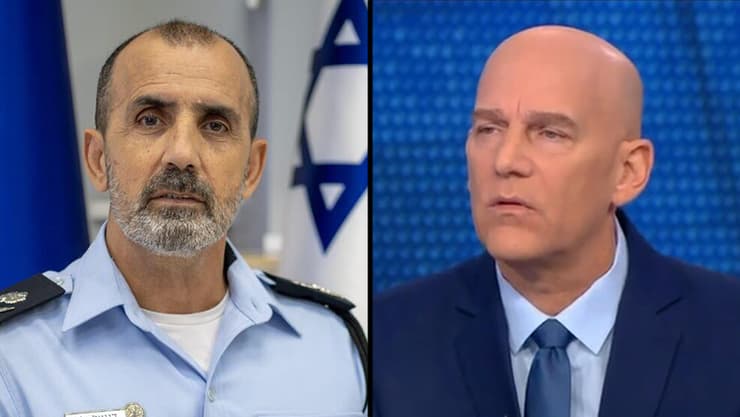 גיא פלג, מתוך "אולפן שישי" (צילום: אולפן שישי קשת 12, דוברות המשטרה) גיא פלג, מתוך "אולפן שישי"