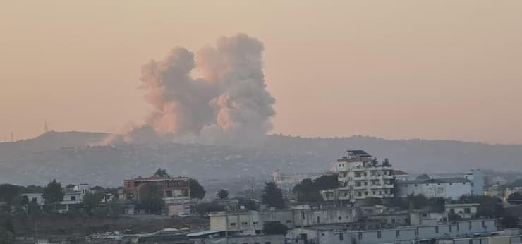 הפיצוץ בטייבה שבלבנון שהפעיל התרעות רעידת אדמה בישראל