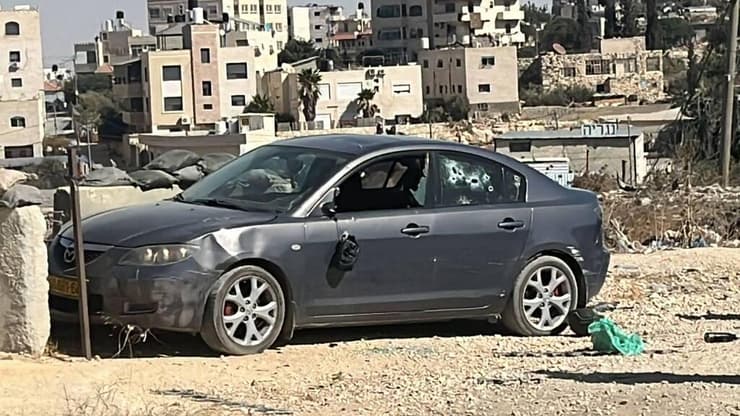 הרכב של המחבל מניסיון הפיגוע ליד חיזמא