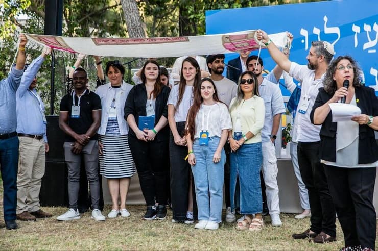 התכנסות "אשא עיני" בירושלים, כחלק מטקס קבלת מתגיירים ומתגיירות לקהילת התנועה הרפורמית